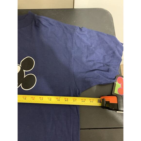 NWT Disney Mickey Mouse Unlimited Graphic T-Shirt Navy Blue Large 90s - Picture 8 of 11